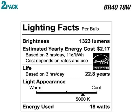EcoSmart 90W ekvivalentna dnevna svjetlost BR40 LED sijalica sa mogućnošću zatamnjivanja