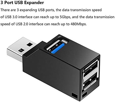 Uxzdx USB 3.0 hub adapter Extender Mini Splitter Box za PC Laptop mobilni telefon High Speed U disk Reader