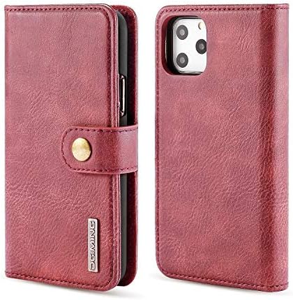 iPhone 11 Pro Case, DG. Ming Retro goveđa koža magnetna odvojiva 2 u 1 preklopna torbica za novčanik za iPhone 11 Pro 5,8 inča