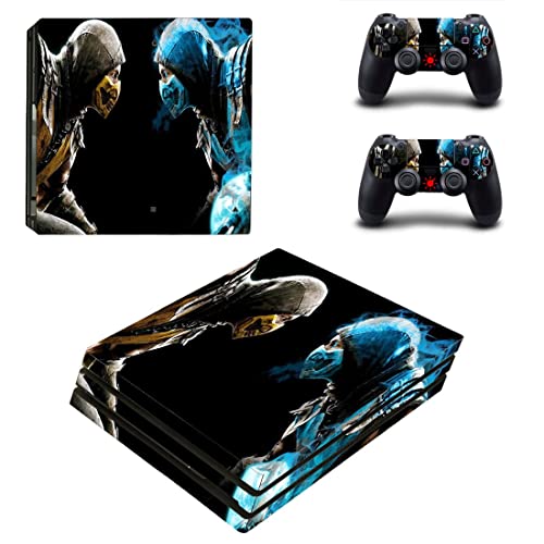 Igra Mortal Best Ninja Kombat PS4 ili PS5 naljepnica za kožu za PlayStation 4 ili 5 konzolu i 2 kontrolera naljepnica Vinyl V6127