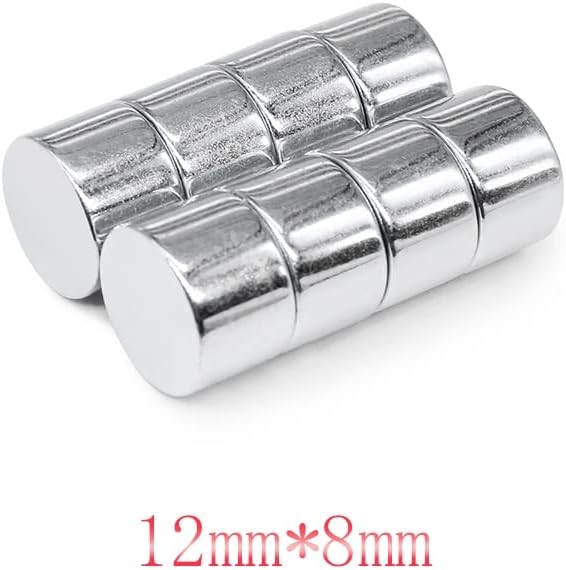 Cfbjfq 5/10/15/20 / 50kom 12x8 okrugli Magnet za rijetke zemlje 12mm X 8mm neodimijumski Magnet jak 12x8mm disk trajni NdFeB Magnet 12 * 8 mm