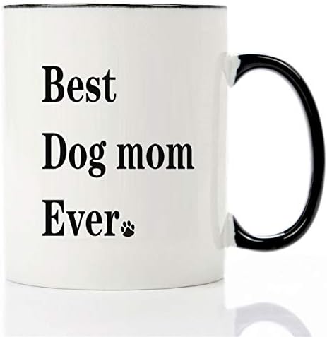 Funny pas mama pokloni-najbolji pas mama ikad šolja za kafu, pas Lover pokloni za žene, pas vlasnik spašavanje poklon 11 OZ kafa šolja