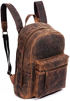Komalc kožni ruksak torbica torbica za laptop za žene i muškarce Travel Hiking Travel Weather Camping Bag