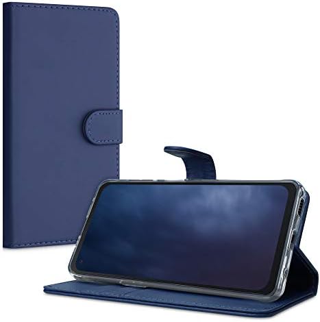 kwmobile Case kompatibilan sa Samsung Galaxy Xcover Pro - Wallet Case PU kožna Navlaka za telefon sa slotovima za držač kartice -