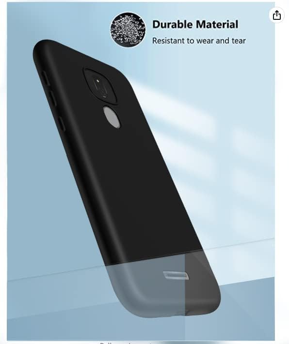 Torbica Jilivock za ANS ARTIA ACK2326 Telefon Case TPU mekani silikonski poklopac, otporna na silikonsku futrolu s mikrovlakanim oblogom (crna)