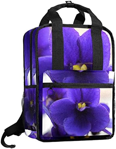 VBFOFBV ruksak za žene Daypack backpad bagera za laptop Tražena, afrički ljubičasti ljubičasti cvijet