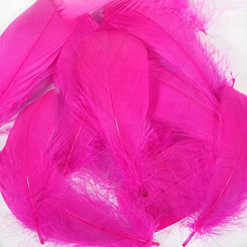 THARAHT 120kom vruće ružičasto perje 3-5 inča Bulk za DIY zanat vjenčanje Home Party Dekoracije Tiny guska pero