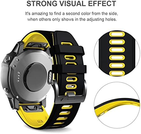 NFRFK Sport Silicone Smart Watch narukvica za Garmin Fenix ​​6x 7 7x 3HR 935 945 Pristup S60 S62 Quick Easyfit Watchband COREA