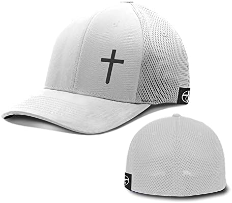 Naš istinski Bog Cross Flexfit Hat za ležerne haljine - bejzbol kapa za muškarce prozračno Flex Fit ultrafibre airmesh opremljena