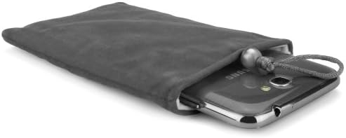 Boxwave Case kompatibilan sa Astell & Kern A & Futura SE180 - baršunasta torbica, meka velur tkanine torbice sa crtežom - cool siva