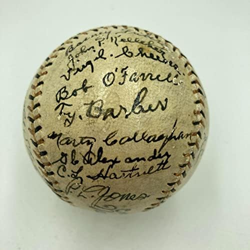 Zapanjujući 1922 Chicago Cubs Team potpisao je bejzbol Grover Cleveland Alexander JSA - autogramirani bejzbol