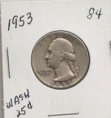 1953. Washington četvrt u 2x2 držač kovanice # 84