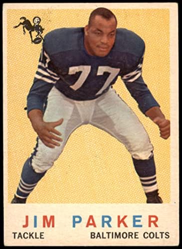 1959 TOPPS 132 Jim Parker Baltimore Colts Vg / ex Colts Ohio st